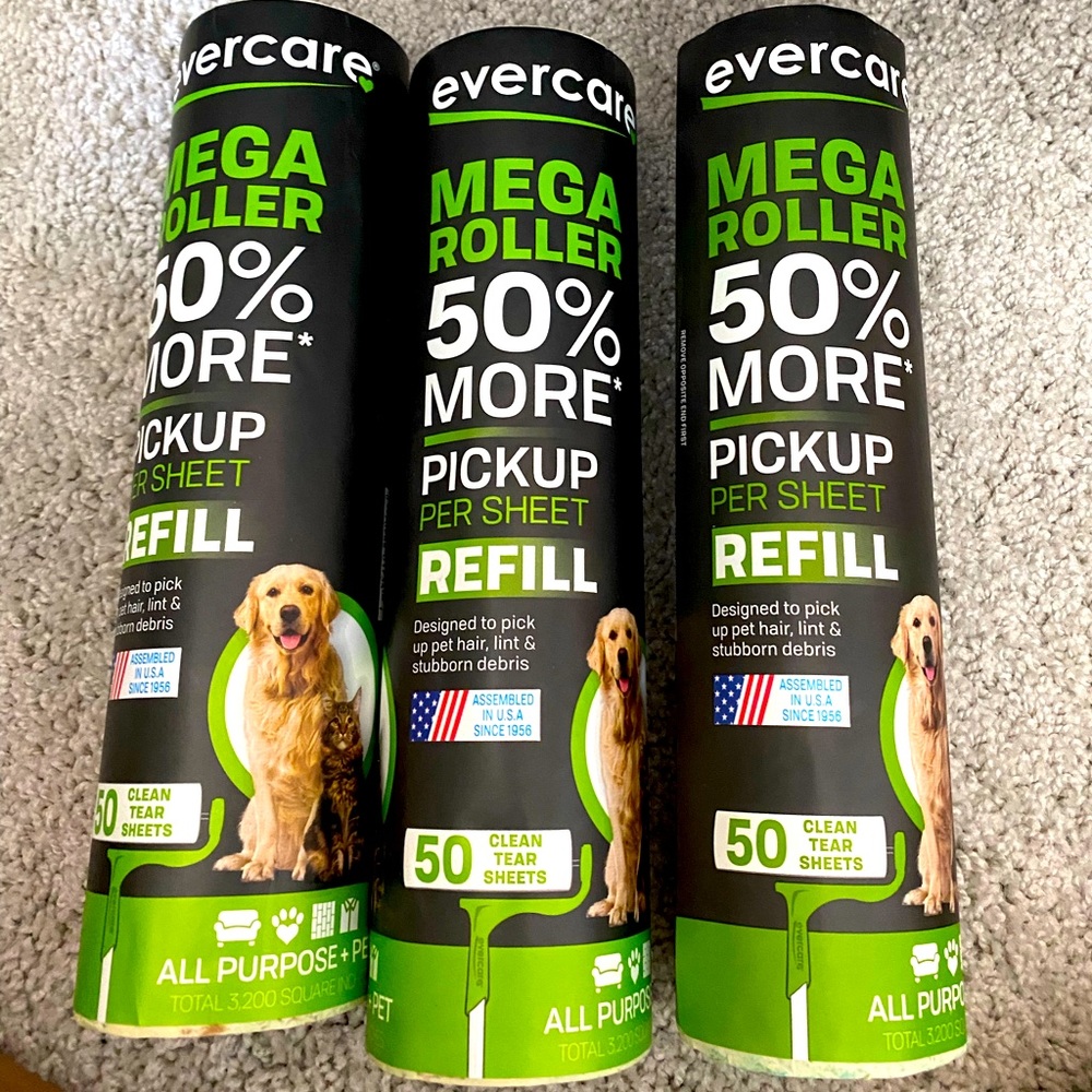 Mega Lint Roller Refill (Set of 3)